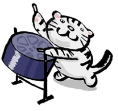 band the cat sticker #6090666