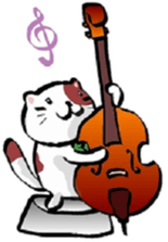 band the cat sticker #6090675