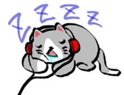 band the cat sticker #6090688