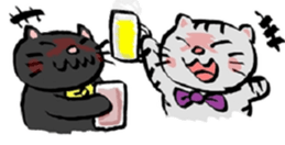 band the cat sticker #6090690