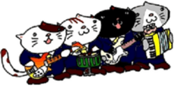 band the cat sticker #6090692