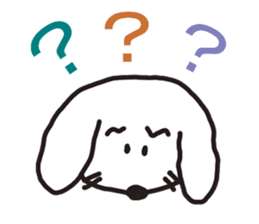 Dog`s one year sticker #6090940