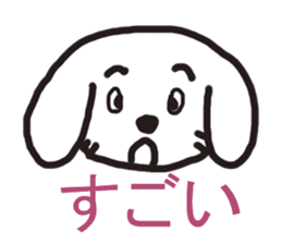 Dog`s one year sticker #6090971