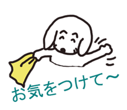 Dog`s one year sticker #6090973