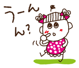 tamako polka dot 1 sticker #6091663