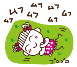 tamako polka dot 1 sticker #6091670