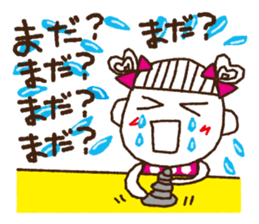 tamako polka dot 1 sticker #6091687