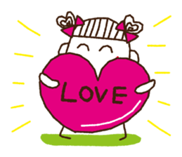 tamako polka dot 1 sticker #6091693