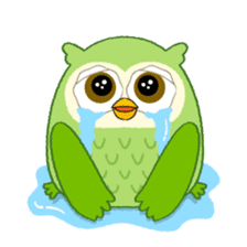 Owl sign language of Aichi sticker #6091969