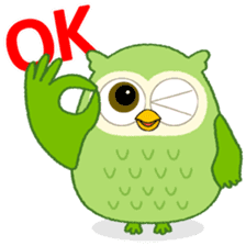 Owl sign language of Aichi sticker #6091970