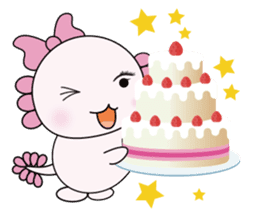 Atsue the Axolotl 1st sticker #6092127