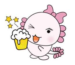 Atsue the Axolotl 1st sticker #6092128