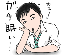 High school boy of japan. ko-ta sticker #6092497
