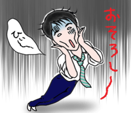 High school boy of japan. ko-ta sticker #6092522
