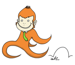 Monkey Stubborn silence sticker #6093759