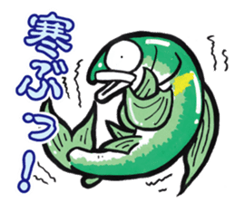 ayu fishing sticker (tomo tsuri sticker) sticker #6093906