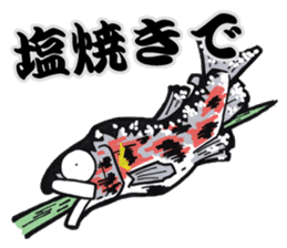 ayu fishing sticker (tomo tsuri sticker) sticker #6093908