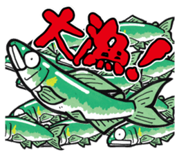ayu fishing sticker (tomo tsuri sticker) sticker #6093910