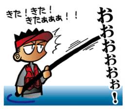 ayu fishing sticker (tomo tsuri sticker) sticker #6093916
