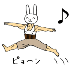 Daily rabbit uncle sticker #6095167