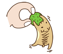 Happy Funny Hamster sticker #6096098