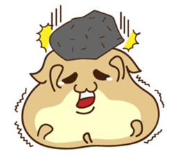 Happy Funny Hamster sticker #6096100
