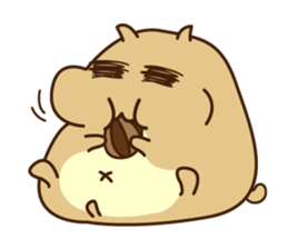 Happy Funny Hamster sticker #6096106