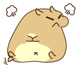 Happy Funny Hamster sticker #6096110