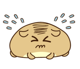 Happy Funny Hamster sticker #6096111