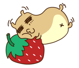 Happy Funny Hamster sticker #6096118