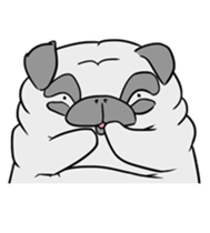 Pug ya sticker #6096456