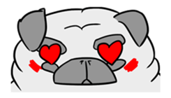 Pug ya sticker #6096458