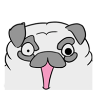 Pug ya sticker #6096459