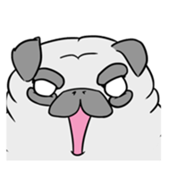 Pug ya sticker #6096464