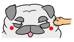 Pug ya sticker #6096475