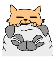 Pug ya sticker #6096476