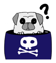 Pug ya sticker #6096482