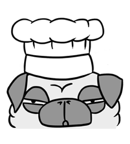 Pug ya sticker #6096486