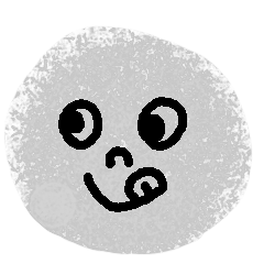 Very expressive face stone.