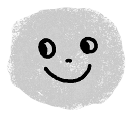 Very expressive face stone. sticker #6096816