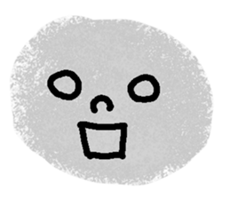 Very expressive face stone. sticker #6096827