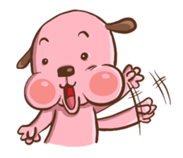 Pinky Doggy sticker #6097536