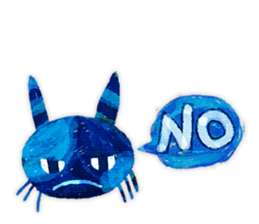 Colorful cats assortment (English) sticker #6098298