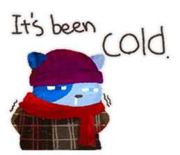 Colorful cats assortment (English) sticker #6098317