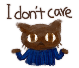 Colorful cats assortment (English) sticker #6098327