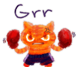 Colorful cats assortment (English) sticker #6098328