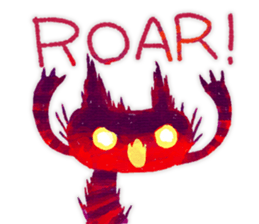 Colorful cats assortment (English) sticker #6098335