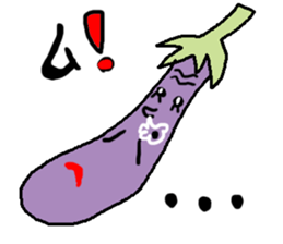 Eggplant Mom and eggplant Papa sticker #6098342