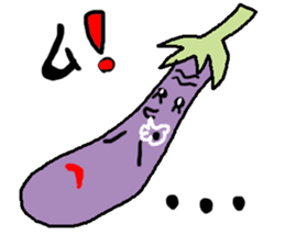 Eggplant Mom and eggplant Papa sticker #6098342