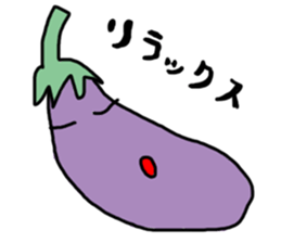 Eggplant Mom and eggplant Papa sticker #6098350
